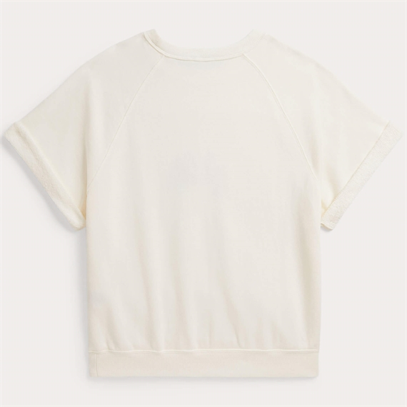 Polo Ralph Lauren Polo Bear Fleece Short Sleeve Sweatshirt, Hvid